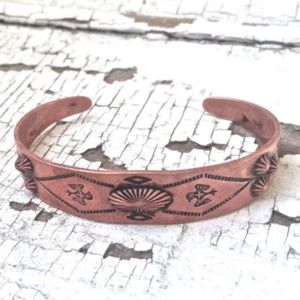 Bell Trading Post Vintage Navajo Copper Cuff '60s